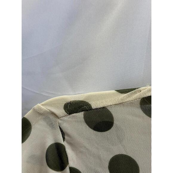 AFRM Zadie Turtleneck Long Sleeve Top Size S/P with Mesh Tear & Fabric Pull - Picture 8 of 13